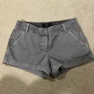 Gray J.crew chino shorts